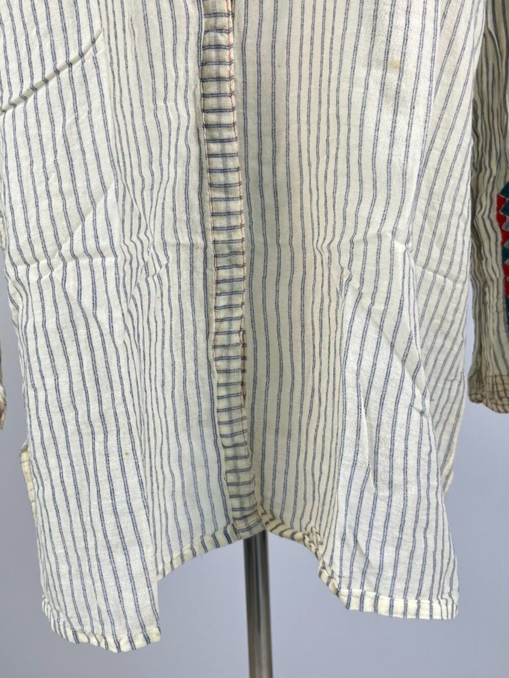 NWOT Johnny Was Stripe Embroidered Long Sleeves Tunic Blouse Top Size S - Picture 4 of 14